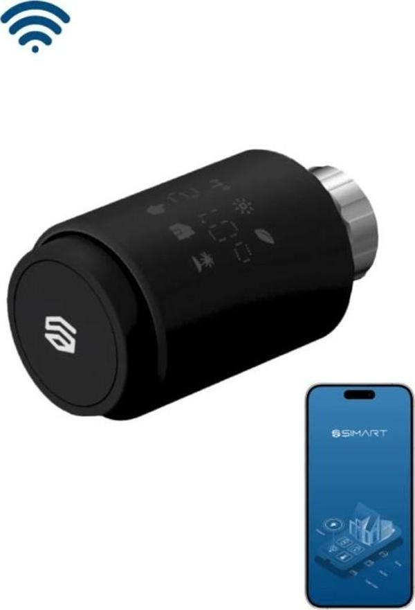 Akıllı Termostatik Radyatör Vanası Wi-fi Isı Ayarlı - Image 1
