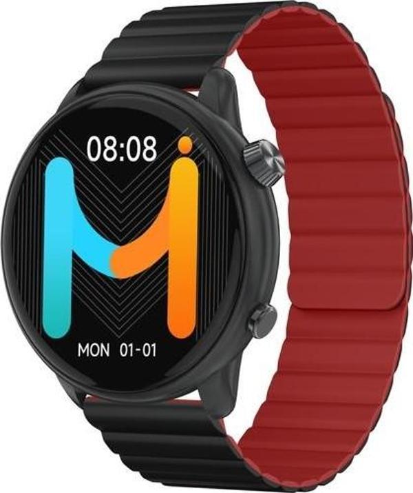 İMİKİ TG2 Smart Watch Black/Black Red - Image 1