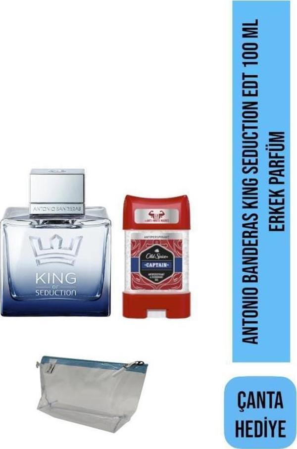 Antonio Banderas King Of Seduction EDT 100 ml Erkek Parfüm Seti - Image 1