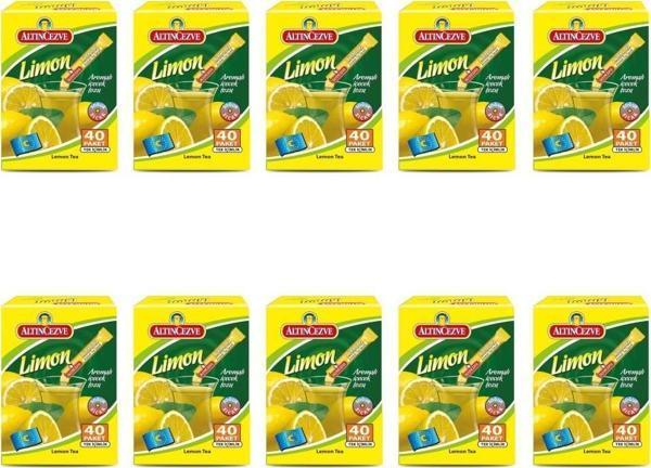 Altıncezve Limon Aromalı Tek İçimlik İçecek Tozu 40 x 1.5 Gr - 10lu PAKET - Image 1