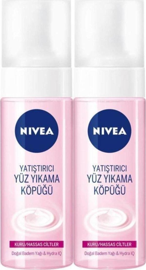 Nivea Yatıştırıcı Yüz Yıkama Köpüğü 2 x 150 ML - Image 1