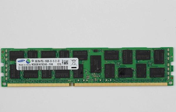 Samsung M393B1K70CH0-YH9 8GB PC3L-10600R DDR3-1333 ECC Server Memory - Image 1