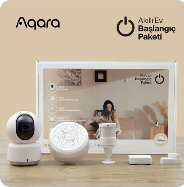 Aqara Akıllı Başlangıç Paketi AQ-STK5B (Apple Home Destekli) - Image 1