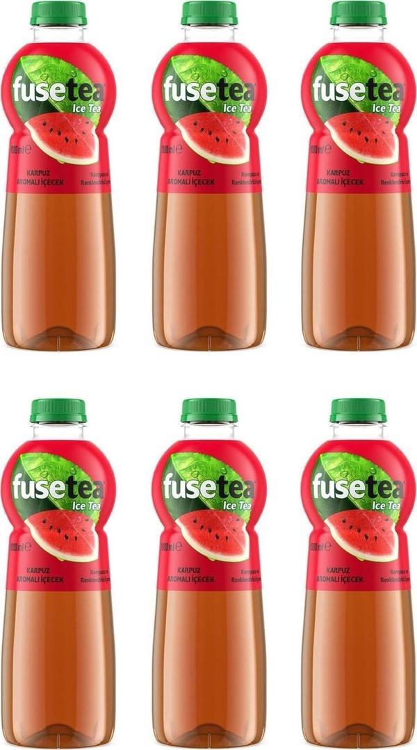 Fuse Tea Karpuz Aromalı Soğuk Çay 1 Lt X 6 Adet - Image 1