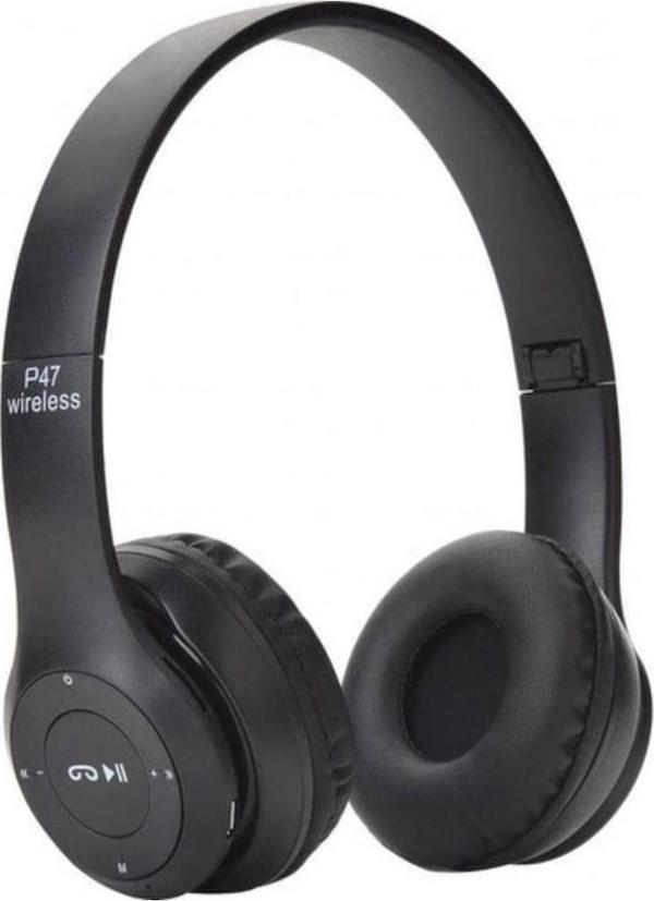 P47  SD Kart Destekli Radyolu Kulak Üstü Bluetooth Kulaklık - Image 1