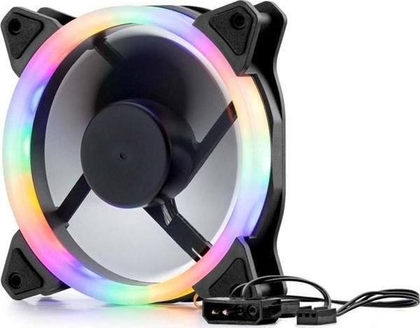 Hadron HDX1522 Rgb 12cm 4 Pin Performans Kasa Fanı - Image 1