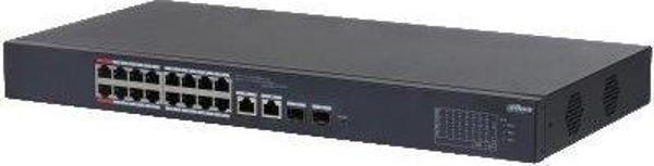 Dahua CS4218-16ET-135 16 Port 135W Poe + 2x Rj45 2xSfp Gigabit Uplink Cloud Yönetilebilir PoE Switch - Image 1