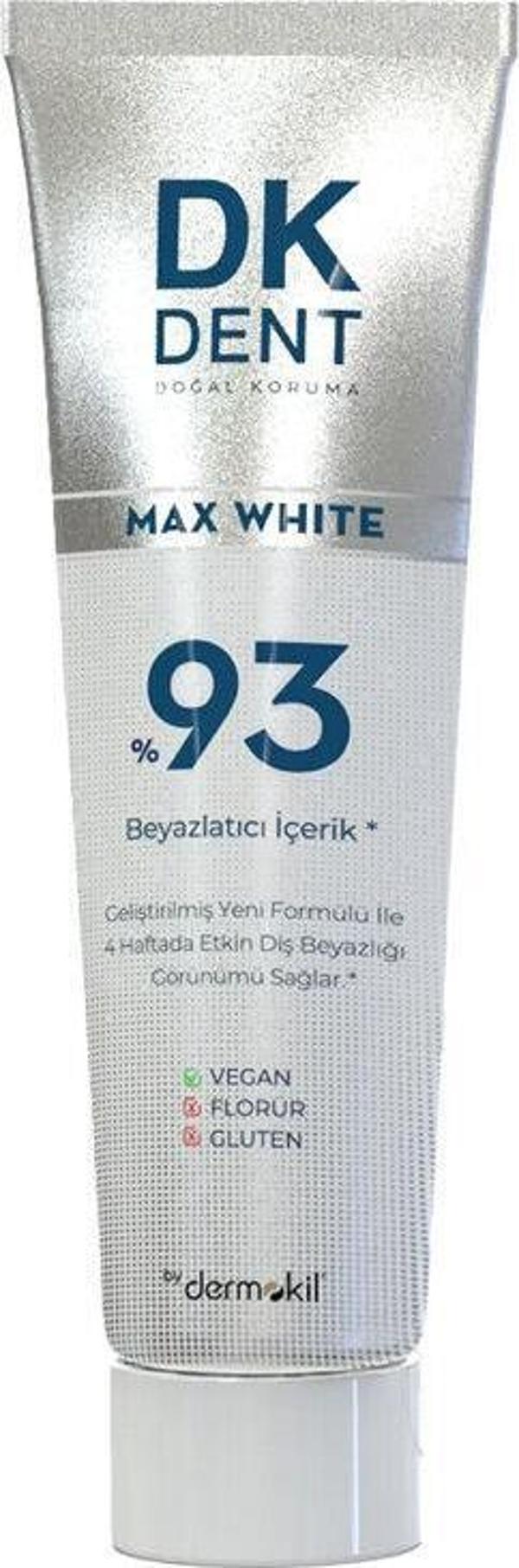 DK DENT %93 MAX BEYAZLIK DİŞ MACUNU 75 ML - Image 1