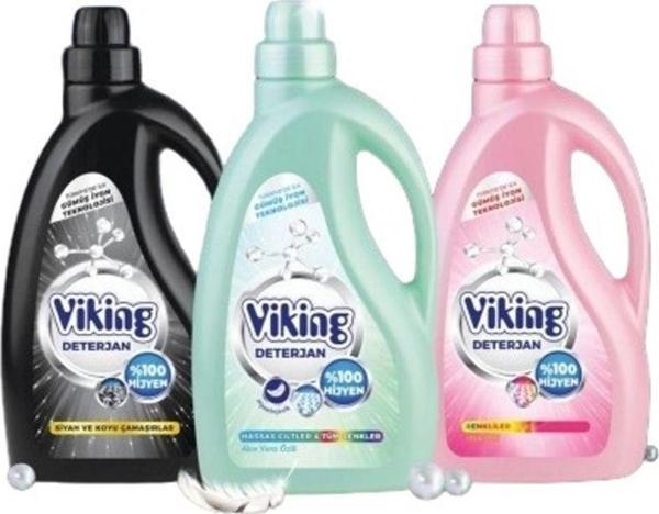 Sıvı Çamaşır Deterjanı Renkliler, Hassas Ciltler Ve Siyahlar 3 x 2.7 litre - Image 1