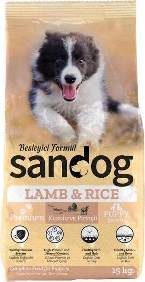 Sandog Lamb & Rice Puppy Köpek Maması 15 Kg - Image 1