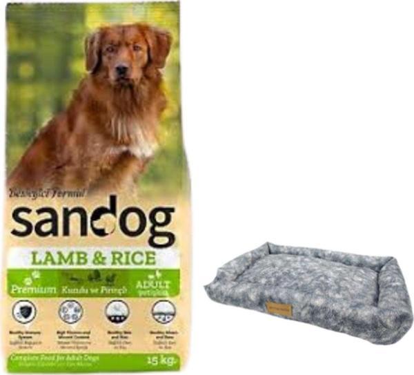 Sandog Premium Lamb&Rice Yavru Köpek Maması 15 Kg,Mini Small Colours Yatak - Image 1