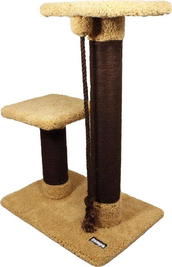 Zampa Cristales Oltalı Kedi Tırmalama Tahtası 83 Cm Golden - Image 1