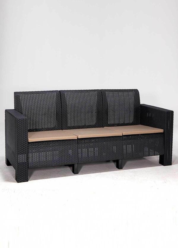 Sandalie Aksu 3'Lü Bahçe&Balkon Koltuk / Antrasit - Image 1