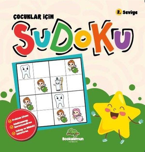 Çocuklar İçin Sudoku 2.Seviye - Bookalemun Yayınları - Image 1