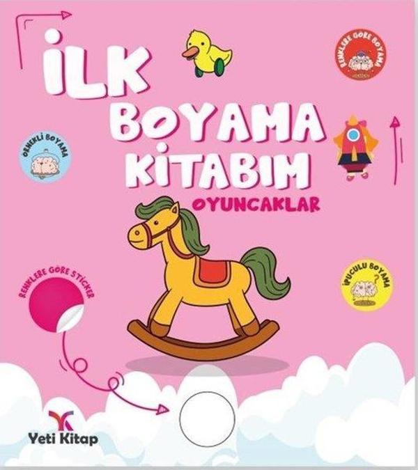 İlk Boyama Kitabım - Oyuncaklar - Yeti Kitap - Image 1