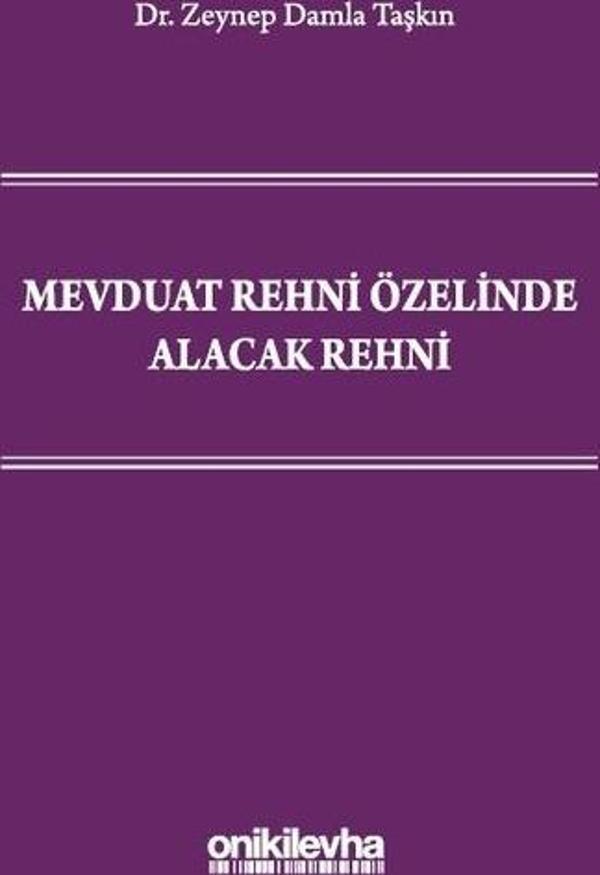 Mevduat Rehni Özelinde Alacak Rehni - On İki Levha Yayıncılık - Image 1