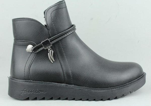 Punto 332092 Fermuarlı İçi Polarlı Kışlık Bot Kadın - Image 1