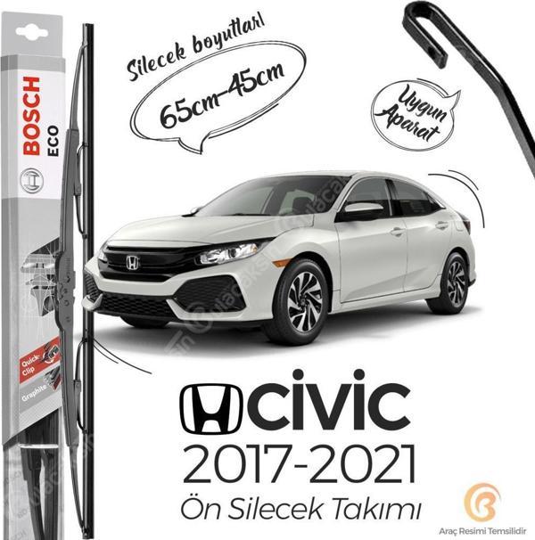 Bosch ECO Honda Civic FC5 2017 - 2021 Ön Silecek Takımı - Image 1