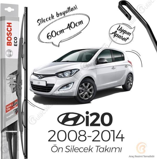 Bosch ECO Hyundai İ20 2008 - 2014 Ön Silecek Takımı - Image 1