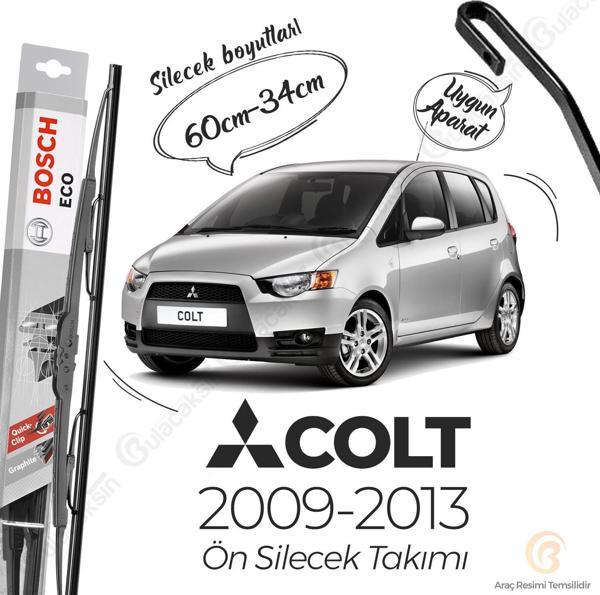Mitsubishi Colt Ön Silecek Takımı (2009-2013) Bosch ECO - Image 1