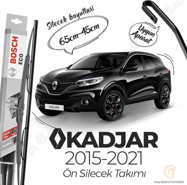 Renault Kadjar Ön Silecek Takımı (2015-2021) Bosch ECO - Image 1