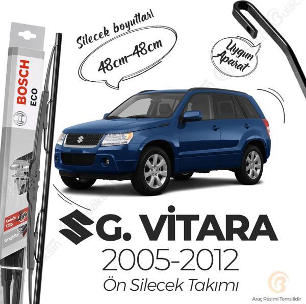 Suzuki Grand Vitara Ön Silecek Takımı (2005-2012) Bosch ECO - Image 1