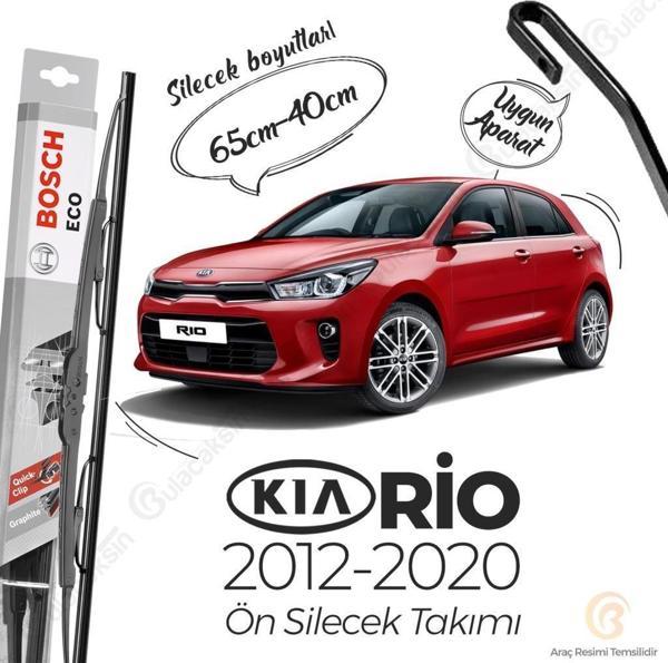 Kia Rio Ön Silecek Takımı (2012-2020) Bosch ECO - Image 1