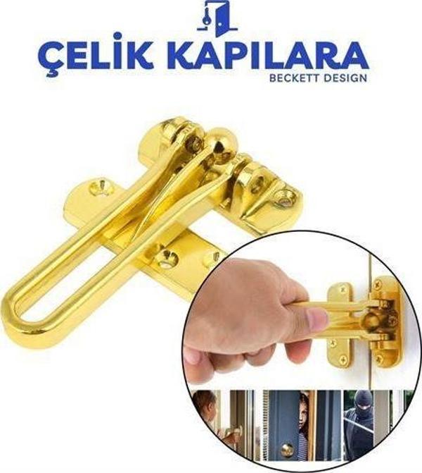 TransForMacion Çelik Kapı Emniyet Kelepçesi GOLD Beckett 716804 - Image 1