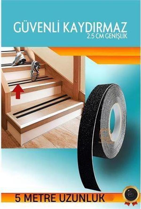 Transformacion Kuvarz Taşlı Kaydırmaz Bant 5 metre x 25 mm Merdiven Bandı 720789 - Image 1