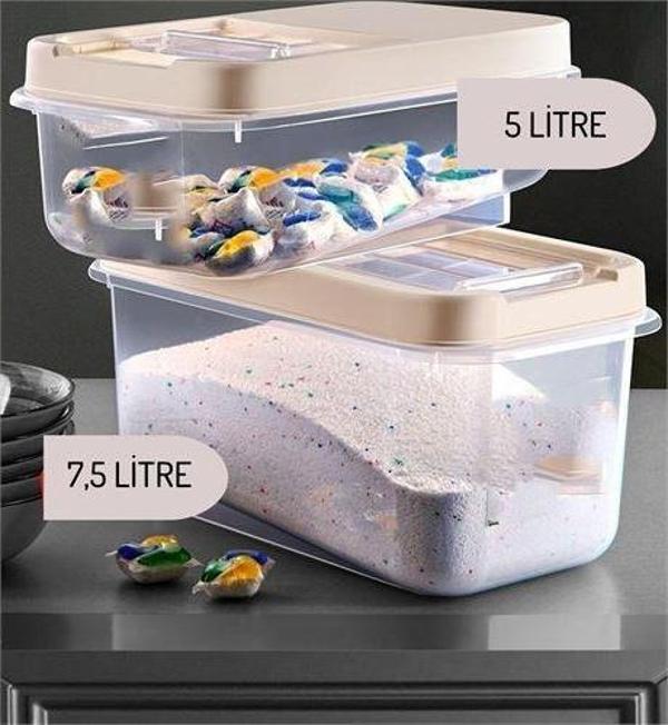 TransForMacion Reagan Tablet ve Deterjan Saklama Kutusu 5 ve 7.5 lt  - Image 1