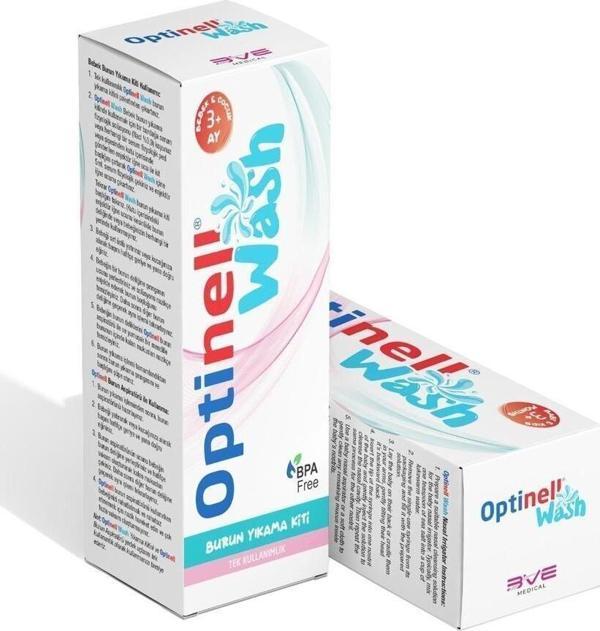 Optinell Bebek Burun Şırıngası, Burun Temzileme, Burun Yıkama Aspiratörü (1 ADET) - Image 1