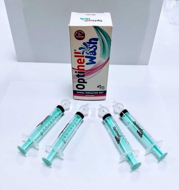 Optinell Bebek Burun Şırıngası, Burun Temzileme, Burun Yıkama Aspiratörü (4 ADET) - Image 1