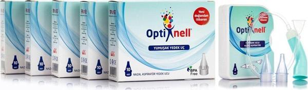 Optinell Bebek Nazal Burun Aspiratörü Yedek Ucu 5 Kutu Aspiratör  - Image 1