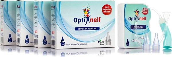 Optinell Nazal Burun Aspiratörü Yedek Ucu 4 Kutu Aspiratör  - Image 1