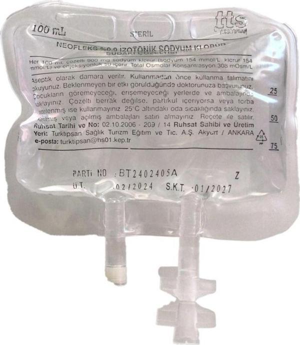 Optinell Serum Fizyolojik (% 0,09) 100 ml. - Image 1