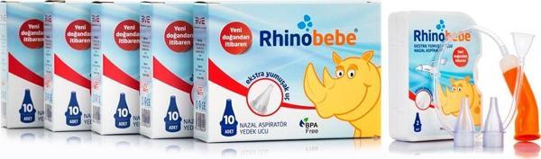 Rhinobebe Bebek Nazal Burun Aspiratörü Yedek Ucu ( 5 Kutu ) Aspiratör  - Image 1