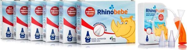 Rhinobebe Bebek Nazal Burun Aspiratörü Yedek Ucu ( 6 Kutu ) Aspiratör  - Image 1