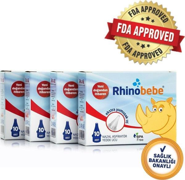Rhinobebe Otribebe Uyumlu Yedek Uç 4 Kutu  - Image 1