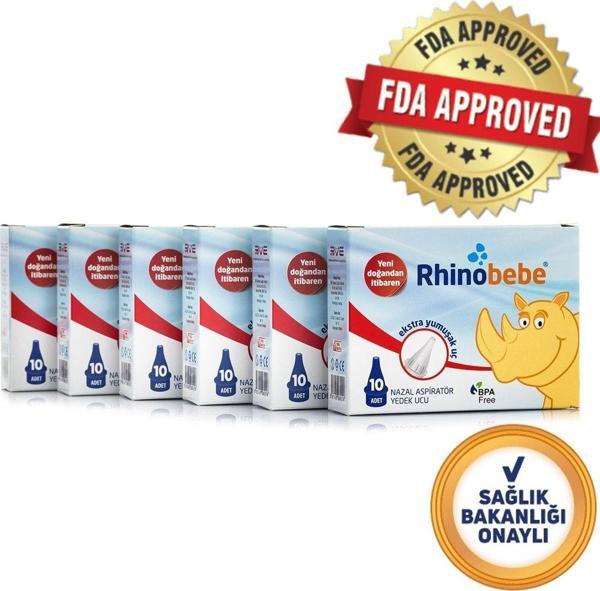 Rhinobebe Otribebe Uyumlu Yedek Uç 6 Paket  - Image 1