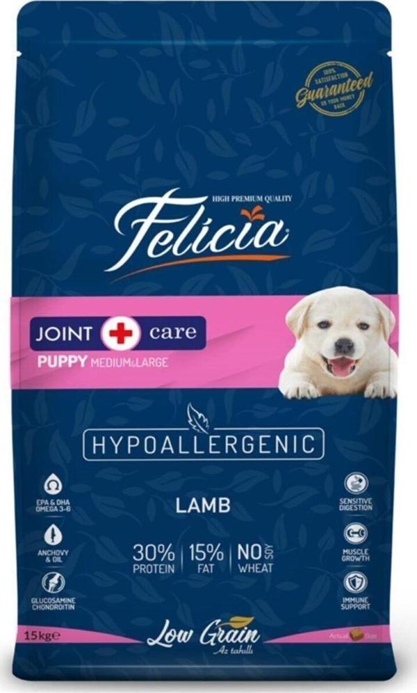 Felicia Az Tahıllı 15 Kg Yavru Kuzulu M/large Breed Hypoallergenic Köp - Image 1