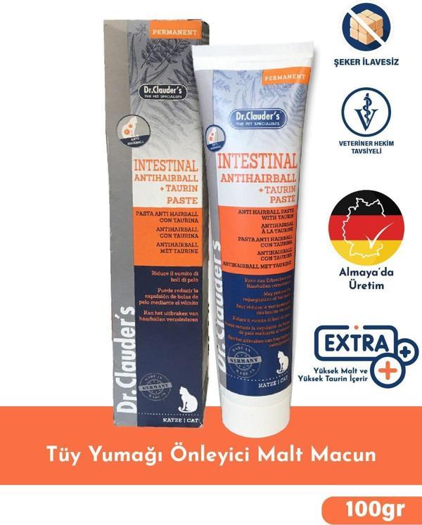 Dr. Clauder'S Dr.clauders Anti Hairball Tüy Yumağı Önleyici Malt Macun 100 gr - Image 1
