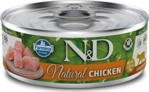 N&D Cat Natural Chicken 80g - Image 1