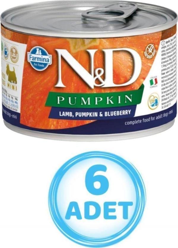N&D Nd Kuzulu Ve Balkabaklı Yetişkin Köpek Konservesi 140 Gr ( 6 Adet ) - Image 1