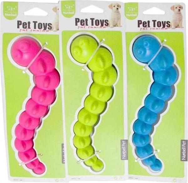 Nunbell Plastik Tırtıl Köpek Oyuncağı 15 Cm - Image 1