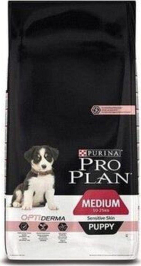 Pro Plan Puppy Medium Sensitive Skin Somonlu Orta Irk Yavru Köpek Maması 12 Kg - Image 1