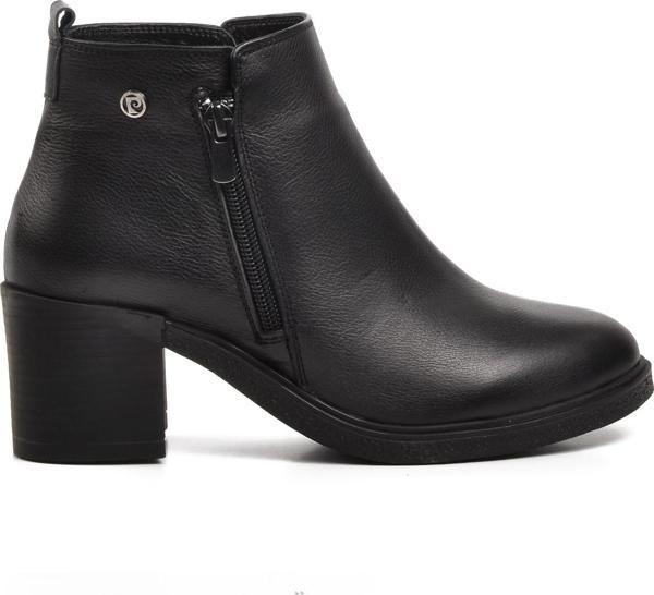 Pierre Cardin Pc-52025 Siyah Hakiki Deri Kadın Bot - Image 1