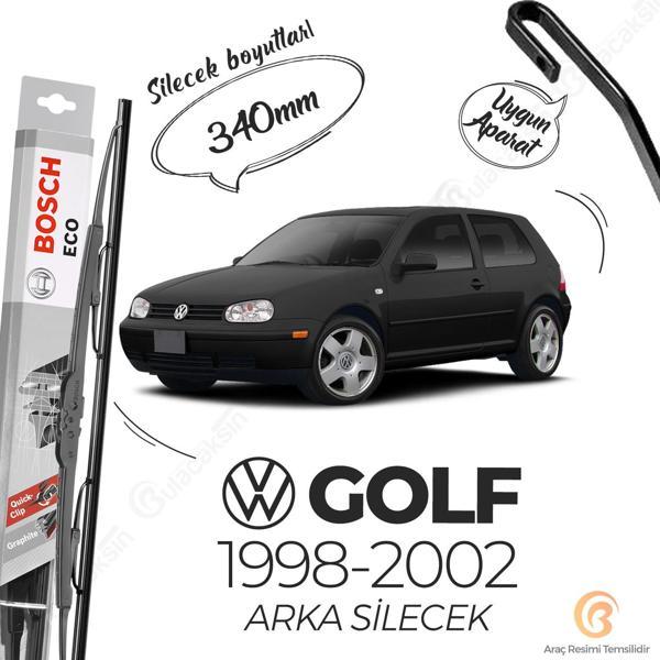 Volkswagen Golf 4 Arka Silecek (1998 - 2002) Bosch ECO 34C - Image 1