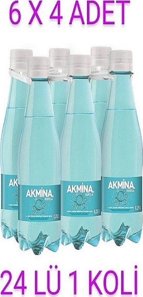 Akmina AKMİNA MADEN SUYU SADE 250 CC 6*4 24 AD - Image 1