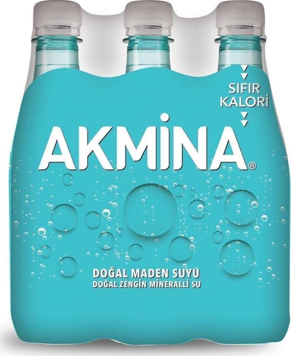 Akmina Maden Suyu Pet Şişe 6X250 ML - Image 1