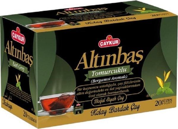 Çaykur Altınbaş Tomurcuklu ( Bergamot Aromalı ) Bardak Poşet Çay 40 Gr - Image 1